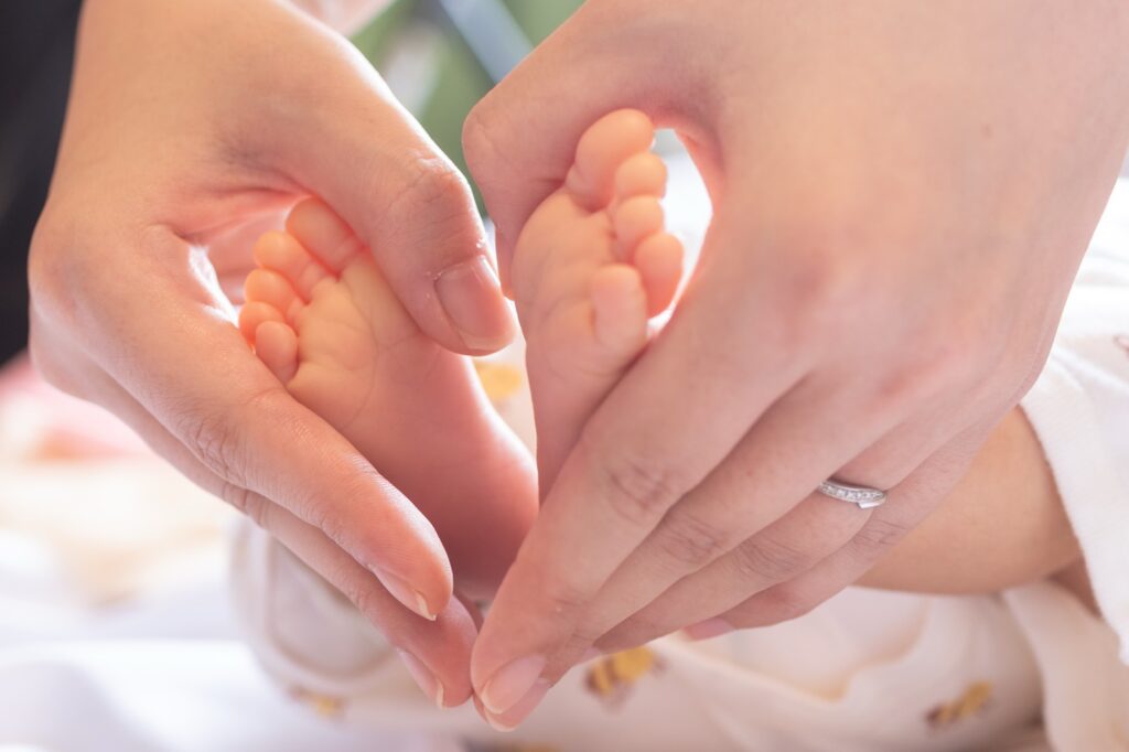 一か月ベビー撮影